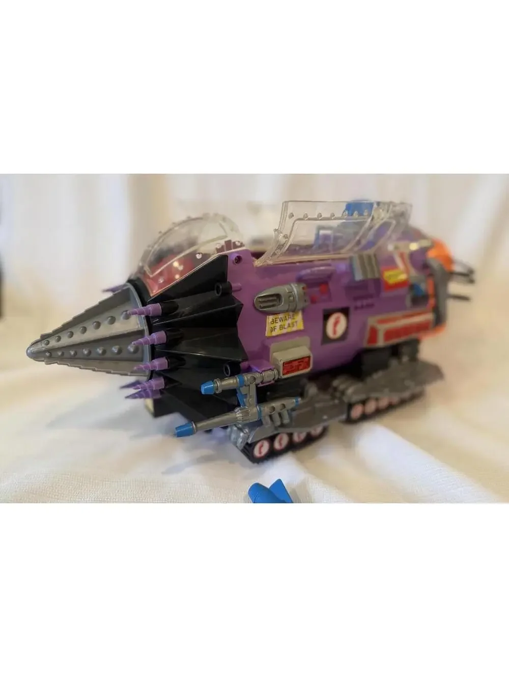 Vintage TMNT Mutant Module Battle Wagon Vehicle 1990 Playmates Original Complete